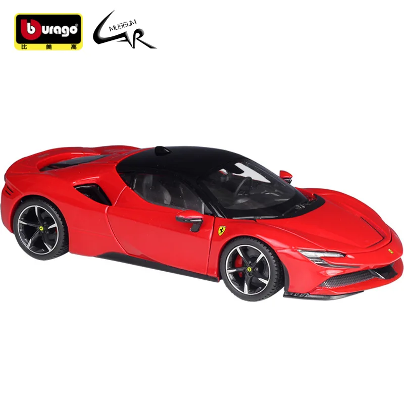 Модель автомобиля Bburago 1:24 из сплава, гоночный Металлический Игрушечный Автомобиль, детская игрушка, подарок, коллекция Ferrari SF90 Stradale
Модель автомобиля Bburago 1:24 из сплава, гоночный Металлический Игрушечный Автомобиль, детская игрушка, подарок, коллекция Ferrari SF90 Stradale