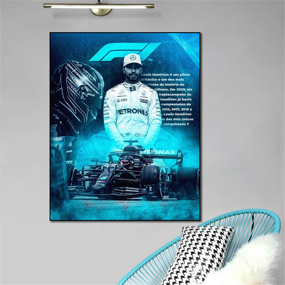 F1 Blue Lewis Hamilton Formula 1 Racing Car Grand Prix Poster Canvas Painting Wall Art Print Home Decoration For Living Room
F1 Blue Lewis Hamilton Formula 1 Racing Car Grand Prix Poster Canvas Painting Wall Art Print Home Decoration For Living Room