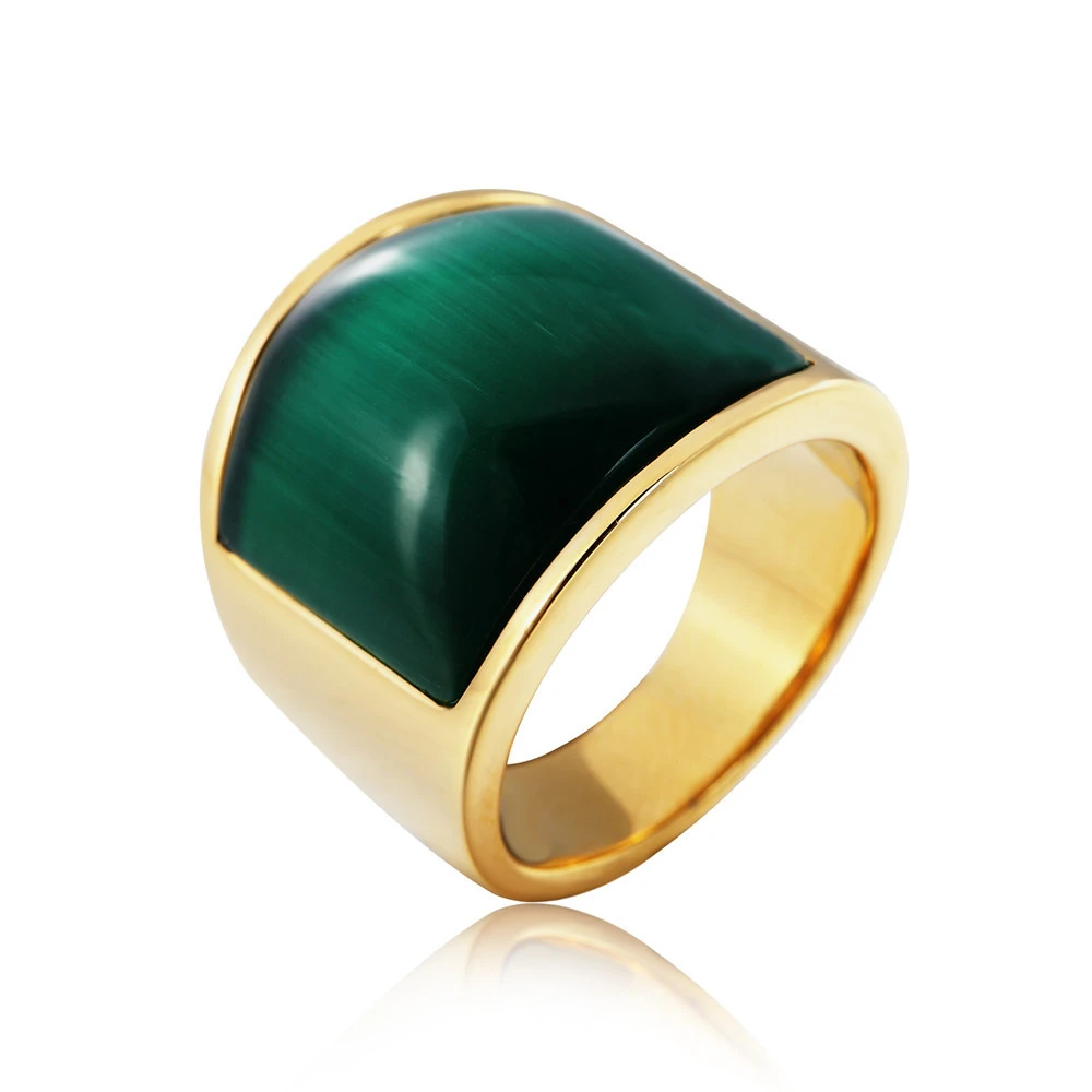Loredana Fashion exquisite jewelry for men and women.Elegant luxury cambered opal high-grade polished stainless steel ring
Loredana Fashion exquisite jewelry for men and women.Elegant luxury cambered opal high-grade polished stainless steel ring
