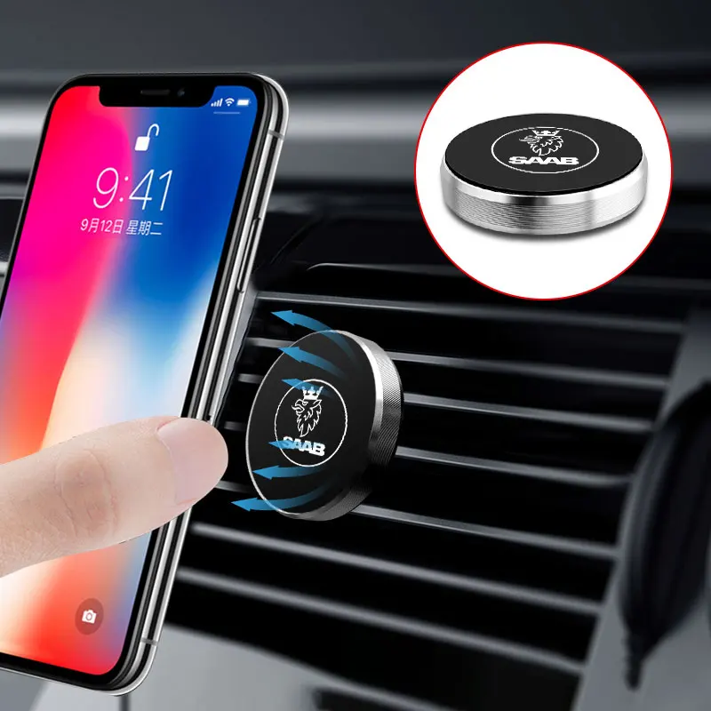 360 Rotable Metal Car Phone Holder Air Vent Magnetic Holder for SAAB 9-3 9-5 93 9000 900 9-7 600 99 9-X 97X Turbo X Monster 9-2X
360 Rotable Metal Car Phone Holder Air Vent Magnetic Holder for SAAB 9-3 9-5 93 9000 900 9-7 600 99 9-X 97X Turbo X Monster 9-2X
