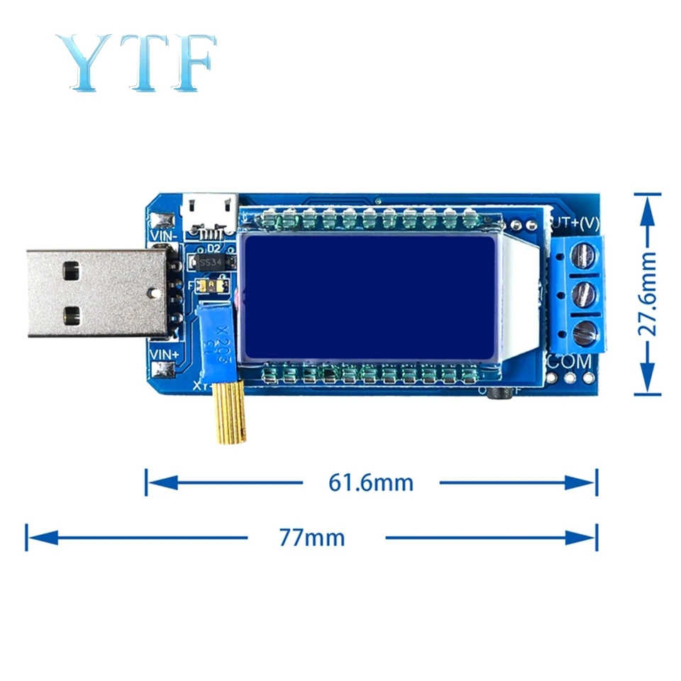 Buck-boost DC-DC USB 5V power regulator module forwarding table 3.3V 9V 12V 24V power supply module
Buck-boost DC-DC USB 5V power regulator module forwarding table 3.3V 9V 12V 24V power supply module