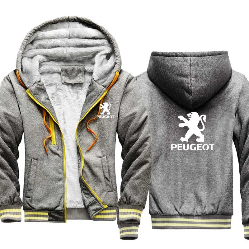 Unisex Winter New Thicken Men's sweatshirt Peugeot Car Logo Casual jackets Warm Wool Fleece Cotton Men's Zipper Hoodie
Unisex Winter New Thicken Men's sweatshirt Peugeot Car Logo Casual jackets Warm Wool Fleece Cotton Men's Zipper Hoodie