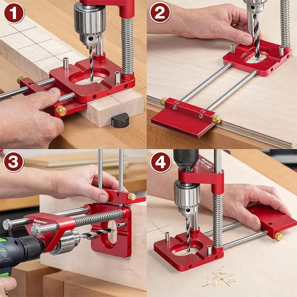Drill Locator Hole Drill Guide Dowel Jig Convenient Labor Saving High Carbon Steel Woodworking Drilling Template Guide Tool
Drill Locator Hole Drill Guide Dowel Jig Convenient Labor Saving High Carbon Steel Woodworking Drilling Template Guide Tool