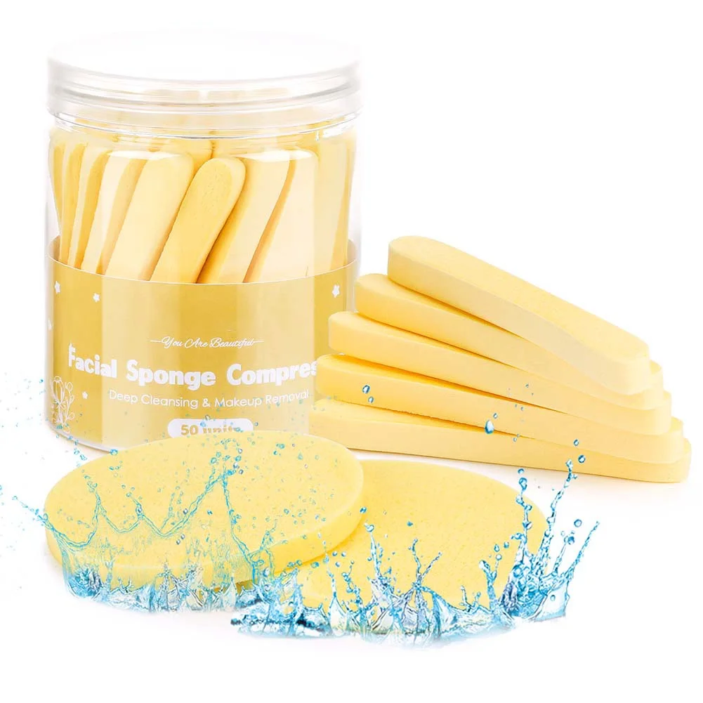 50 шт., сжатые губки для лица
50 шт., сжатые губки для лица