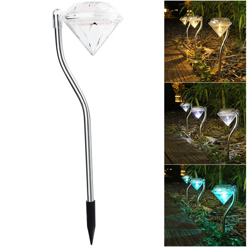 LED Solar Garden Lights Diamonds Outdoor Waterproof Lawn Lamp Decoration Solar Powered Stake Light LED Street Solar Lamp Lantern
LED Solar Garden Lights Diamonds Outdoor Waterproof Lawn Lamp Decoration Solar Powered Stake Light LED Street Solar Lamp Lantern
