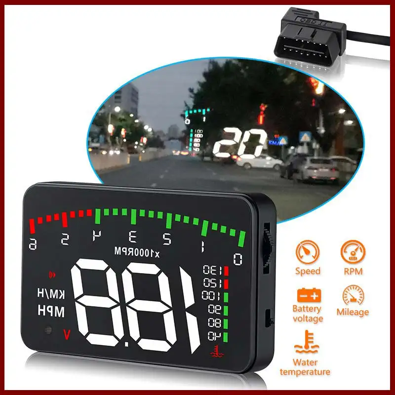 A900 HUD Head-Up Display Car-Styling Hud Display Overspeed Warning Windshield Projector Alarm System Universal Auto
A900 HUD Head-Up Display Car-Styling Hud Display Overspeed Warning Windshield Projector Alarm System Universal Auto