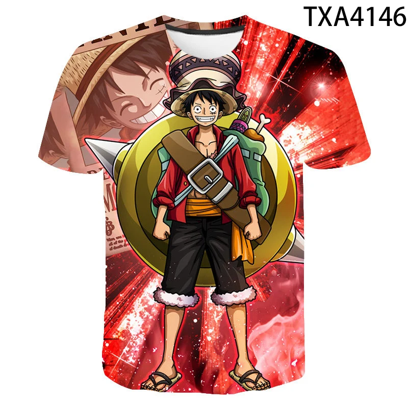 2020 New One Piece Luffy 3D T shirt Men Women Children Casual Streetwear Boy Girl Kids Printed T-shirt Anime summer Tops Tees
2020 New One Piece Luffy 3D T shirt Men Women Children Casual Streetwear Boy Girl Kids Printed T-shirt Anime summer Tops Tees