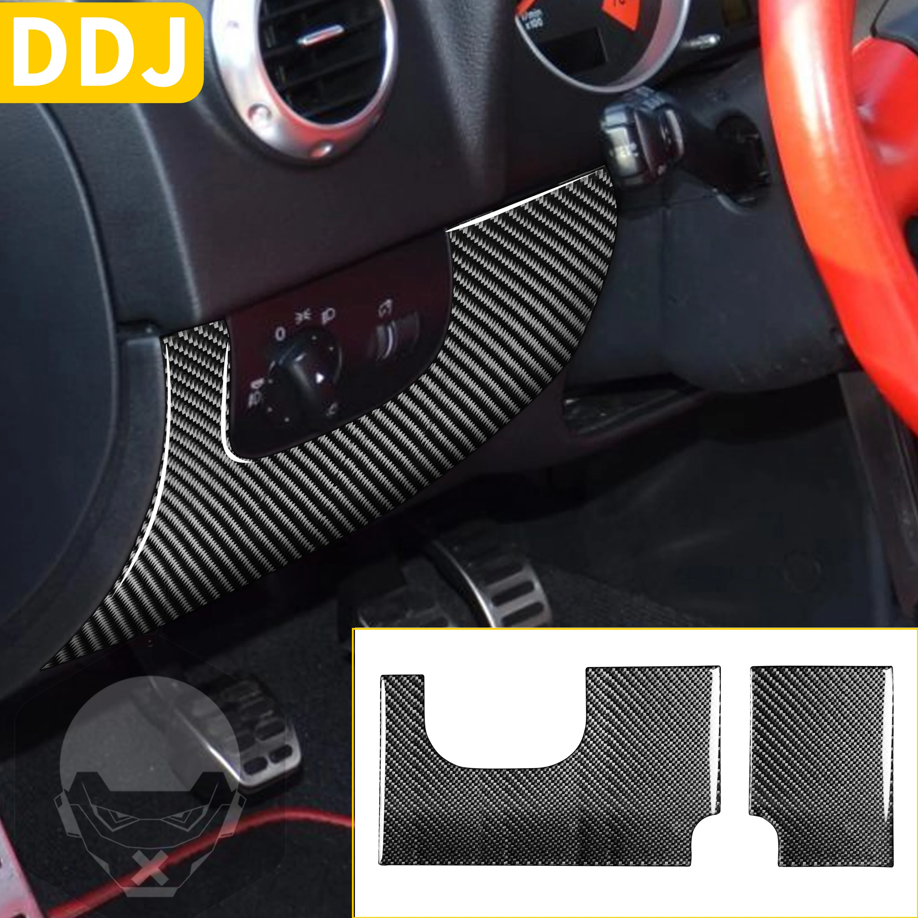 For Audi TT MK1 8N 2001-2006 Carbon Fiber Sticker Driver Steering Wheel Side Dashboard Trim Cover Interior Sticker Car Styling 
For Audi TT MK1 8N 2001-2006 Carbon Fiber Sticker Driver Steering Wheel Side Dashboard Trim Cover Interior Sticker Car Styling