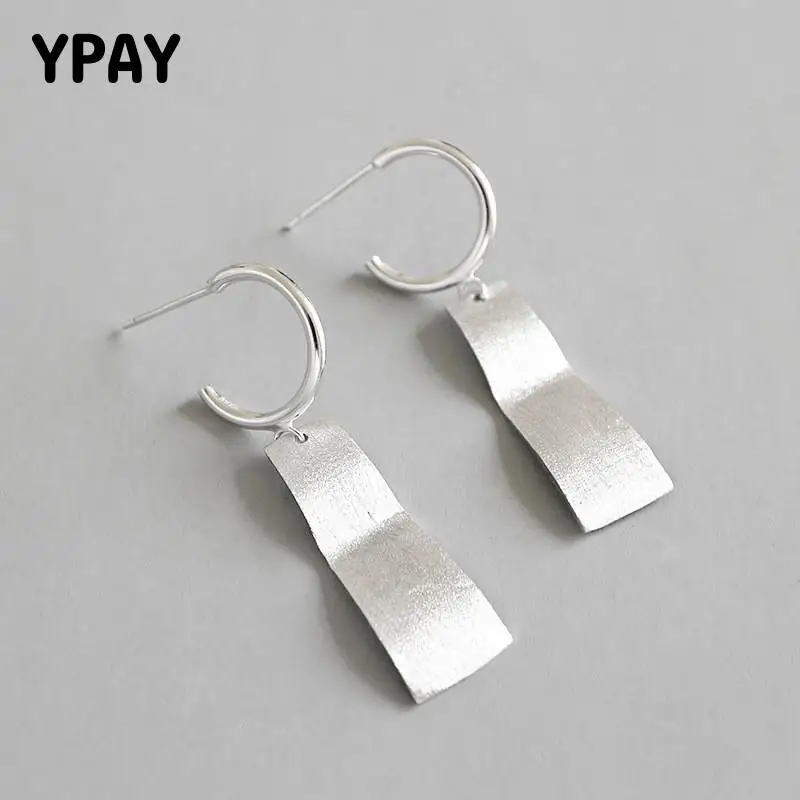 Женские серьги-подвески YPAY, из серебра 100% пробы, с геометрической полосой, ювелирные изделия неправильной формы, YME232
Женские серьги-подвески YPAY, из серебра 100% пробы, с геометрической полосой, ювелирные изделия неправильной формы, YME232