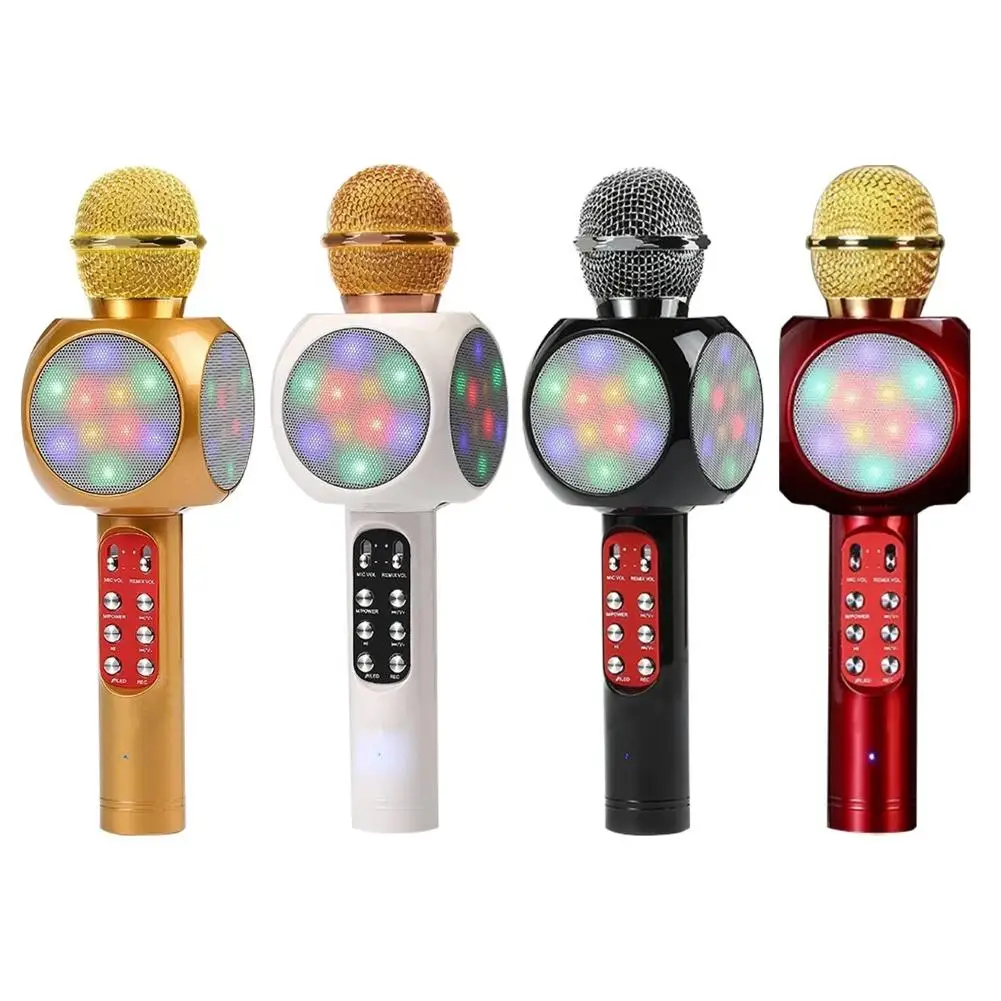 WS1816 Bluetooth Microphone Wireless Microphone Home Mobile Phone K Song Bao Condenser Microphone Speaker Integrated micphone 
WS1816 Bluetooth Microphone Wireless Microphone Home Mobile Phone K Song Bao Condenser Microphone Speaker Integrated micphone