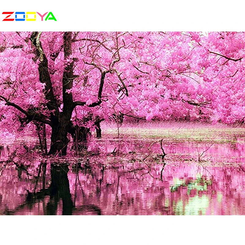 Zooya 5D Full Drill Square Diamond Painting Cherry Blossoms Cross Stitch Diamond Embroidery Art Kit Home Decortion Gifts 12JM096
Zooya 5D Full Drill Square Diamond Painting Cherry Blossoms Cross Stitch Diamond Embroidery Art Kit Home Decortion Gifts 12JM096
