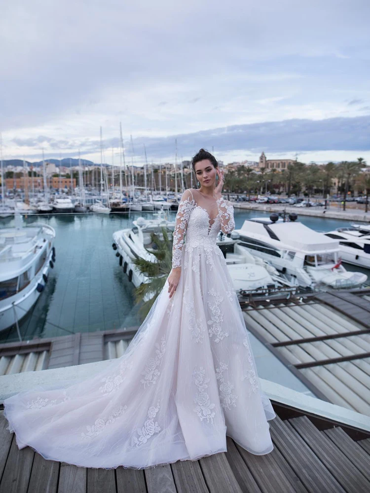 Hi Shy Bride New simple wedding dress backless sleeveless design chiffon lace bride dresses princess dress plus size tailor-made 
Hi Shy Bride New simple wedding dress backless sleeveless design chiffon lace bride dresses princess dress plus size tailor-made