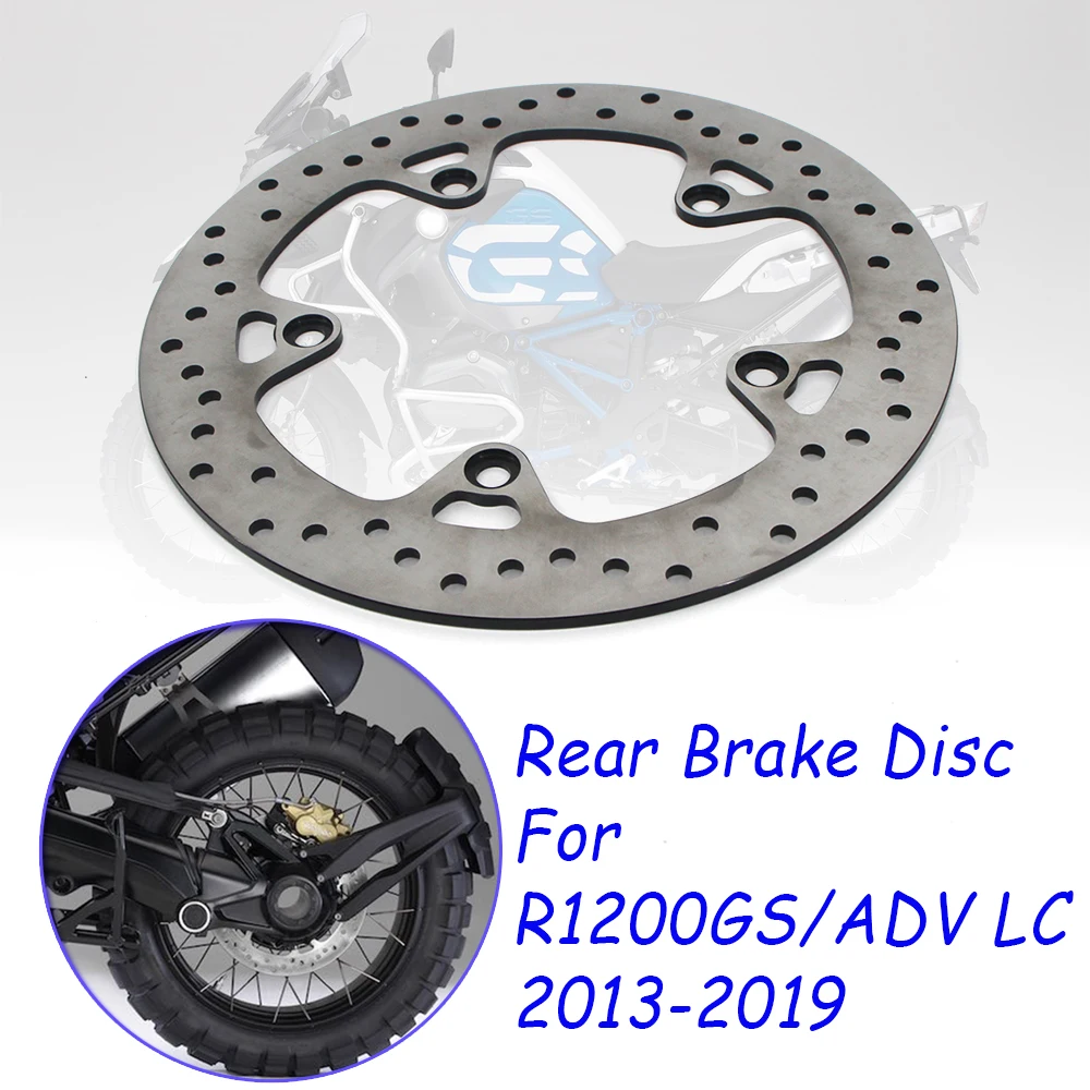 Motorcycle Accessories Rear Brake Disc Disk Rotor Motorbike Parts For BMW R1200GS LC ADV R1200GS R 1200 GS Adventure 2013-2019 
Motorcycle Accessories Rear Brake Disc Disk Rotor Motorbike Parts For BMW R1200GS LC ADV R1200GS R 1200 GS Adventure 2013-2019