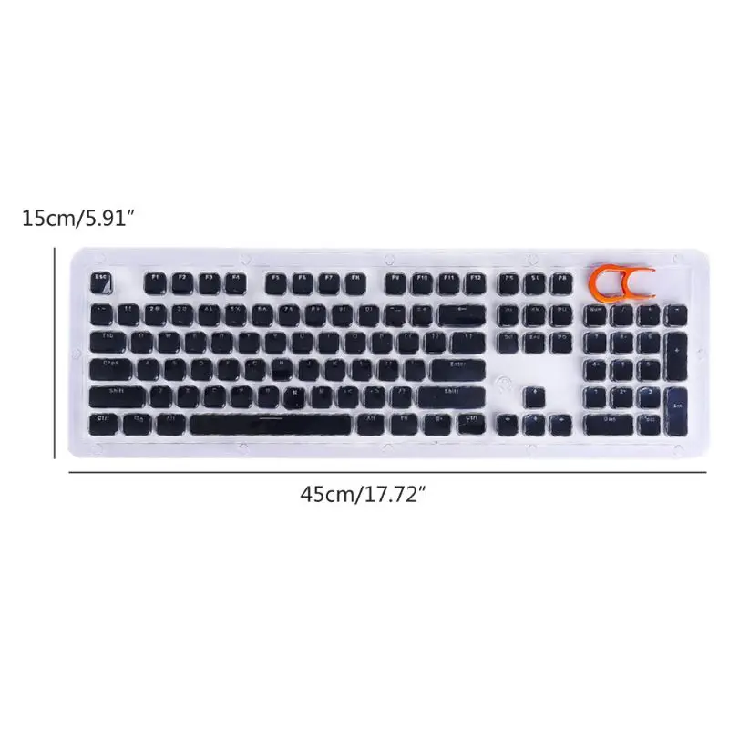 2021 New 104 Keys Layout Low Profile Keycaps Set for Mechanical Keyboard Backlit Crystal Edge Design Cherry MX With Key Puller
2021 New 104 Keys Layout Low Profile Keycaps Set for Mechanical Keyboard Backlit Crystal Edge Design Cherry MX With Key Puller