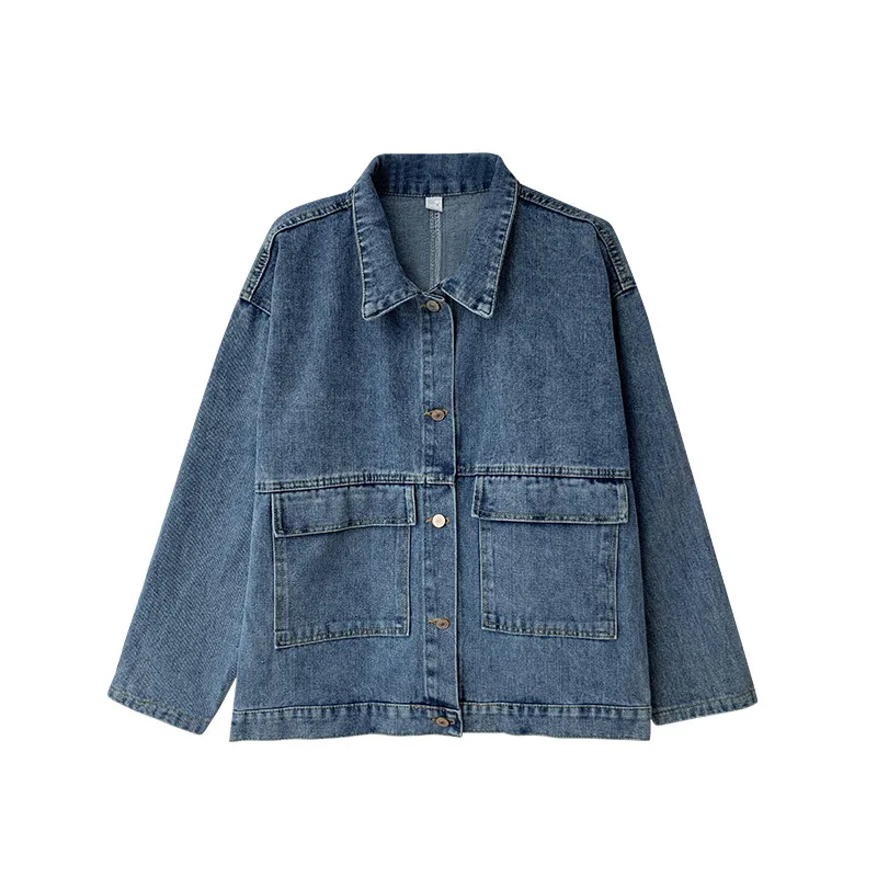 2020 Autumn New Denim Jacket Women Loose Korean Mid-Length All-Match Student Jacket Top 
2020 Autumn New Denim Jacket Women Loose Korean Mid-Length All-Match Student Jacket Top