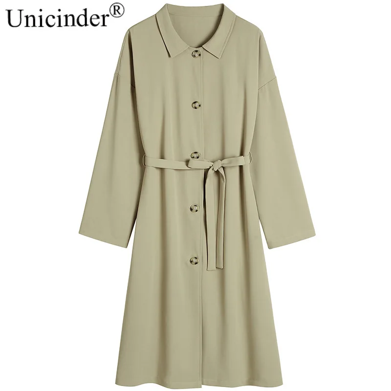 Unicinder Plus Size Women's Fat Mm Korean Version 2021 Autumn/winter New Loose Lady Minimalist Temperament Coat 9813
Unicinder Plus Size Women's Fat Mm Korean Version 2021 Autumn/winter New Loose Lady Minimalist Temperament Coat 9813