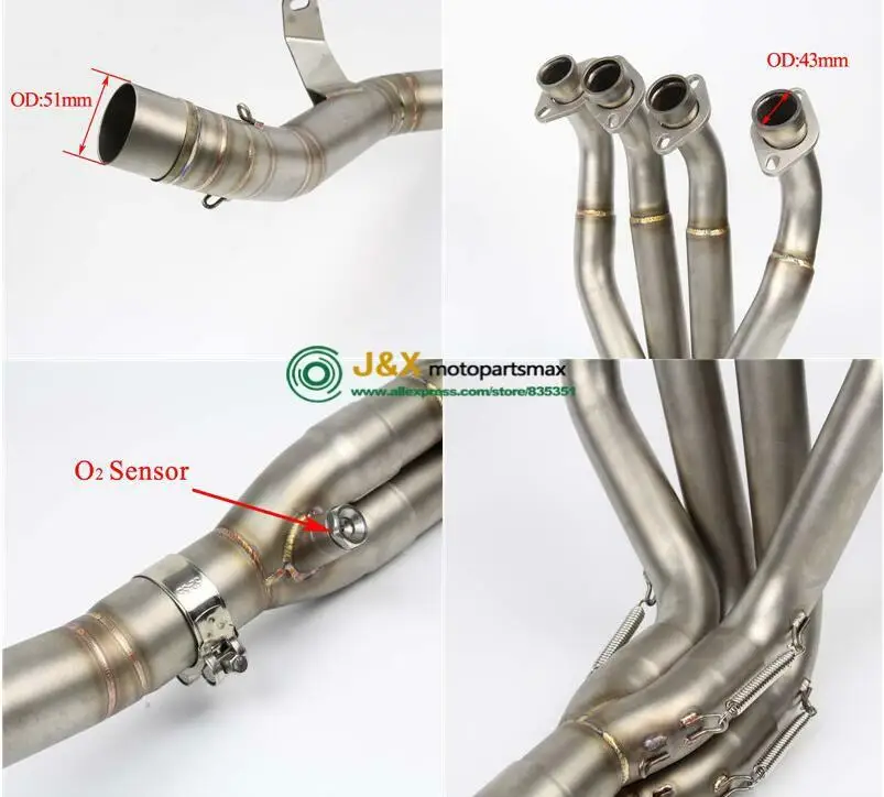 motorcycle exhaus Middle pipe full System For Kawasaki Z900 2017 2018 Modified Muffler Pipe Front Header Pipe Tube Slip On
motorcycle exhaus Middle pipe full System For Kawasaki Z900 2017 2018 Modified Muffler Pipe Front Header Pipe Tube Slip On