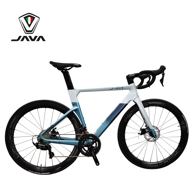 Java Disc Brake Bike Bicycles Carbon Fiber Road Bike 22 Speed Bend Handlebar Carbon Fiber Wheel Set Cycles J-AIR-FUOCO
Java Disc Brake Bike Bicycles Carbon Fiber Road Bike 22 Speed Bend Handlebar Carbon Fiber Wheel Set Cycles J-AIR-FUOCO