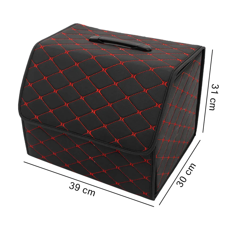 New Car Trunk Organizer Box Auto Trash Tool Bag PU Leather Folding Cargo Storage Stowing Tidying Storage Bag Car Accessories
New Car Trunk Organizer Box Auto Trash Tool Bag PU Leather Folding Cargo Storage Stowing Tidying Storage Bag Car Accessories