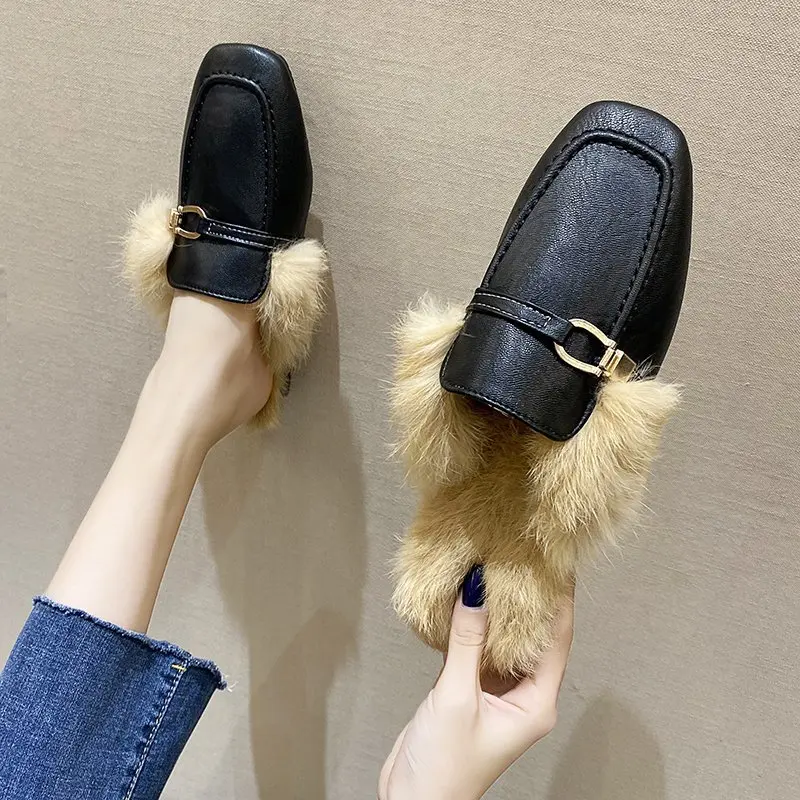 New Faux Fur Slippers Women Shoes Autumn Winter Sexy Female Ladies Shoes Women Slippers Furry Slides for Women Shoes for Women
New Faux Fur Slippers Women Shoes Autumn Winter Sexy Female Ladies Shoes Women Slippers Furry Slides for Women Shoes for Women