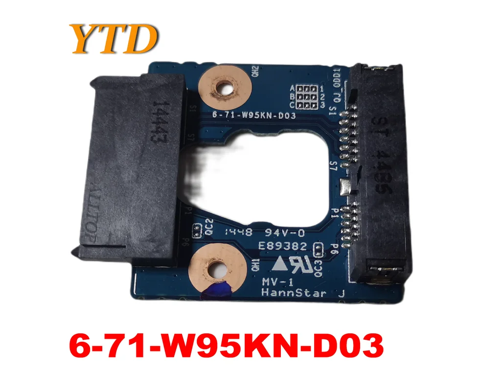 Оригинальная плата адаптера батареи Clevo dukapc W950TU 6-71-W95KN-D03 протестирована хорошая