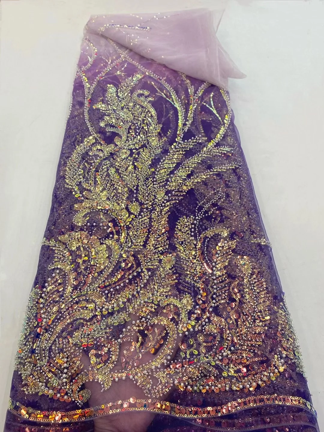 2021 High Quality African beads Lace Fabric Embroidery French Sequins Mesh Lace Fabric For Wedding Party Sewing
2021 High Quality African beads Lace Fabric Embroidery French Sequins Mesh Lace Fabric For Wedding Party Sewing