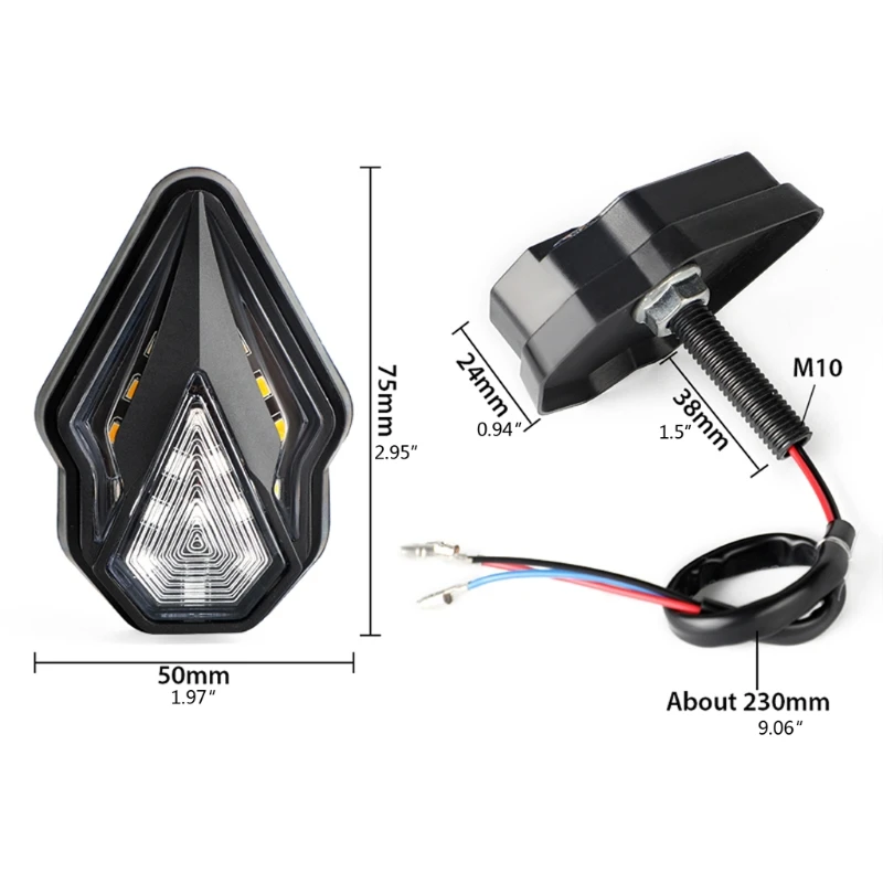 1 Pair Motorcycle LED Turn Signal Indicators Light Amber Blinker Led Motorbike Flowing Flash Indicator Lights Running Light
1 Pair Motorcycle LED Turn Signal Indicators Light Amber Blinker Led Motorbike Flowing Flash Indicator Lights Running Light