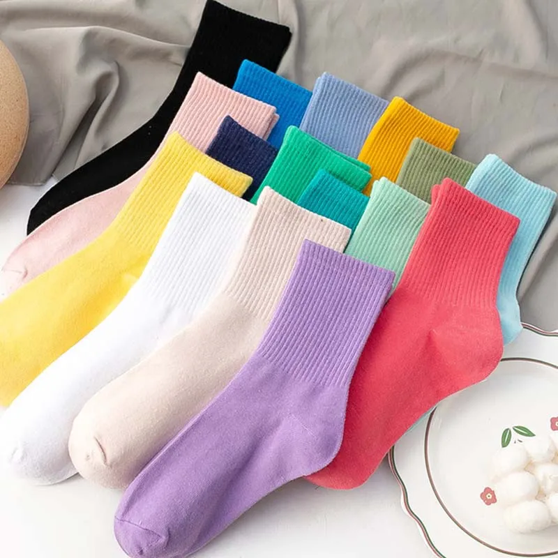 1Pair Fashion Cotton Breathable Keep Warm Mid Tube Stockings Solid Color High-elastic Socks for Women Comfortable Autumn Winter
1Pair Fashion Cotton Breathable Keep Warm Mid Tube Stockings Solid Color High-elastic Socks for Women Comfortable Autumn Winter