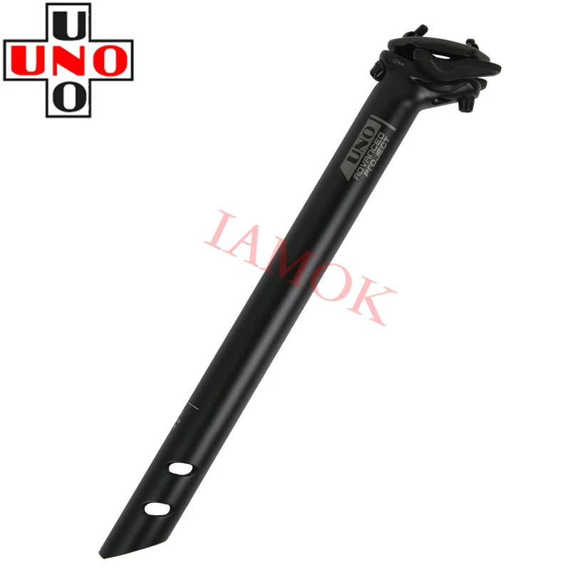 UNO SP-719 Bicycle Black Rear Wave Seatpost 350/400mm Iamok Mountain Bike Ultra Light Seat Post
UNO SP-719 Bicycle Black Rear Wave Seatpost 350/400mm Iamok Mountain Bike Ultra Light Seat Post