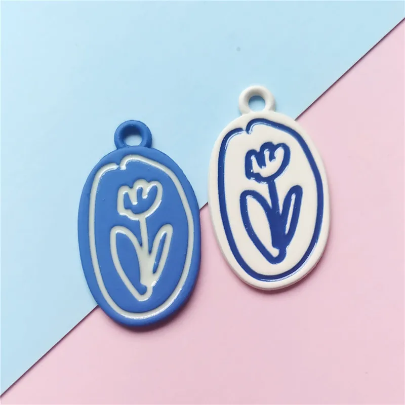 10Pcs/Lot Metal Chic Blue White Flower Charms Aesthetic Wildflowers Pendant Accessories For Making Necklace Earrings DIY Jewelry
10Pcs/Lot Metal Chic Blue White Flower Charms Aesthetic Wildflowers Pendant Accessories For Making Necklace Earrings DIY Jewelry
