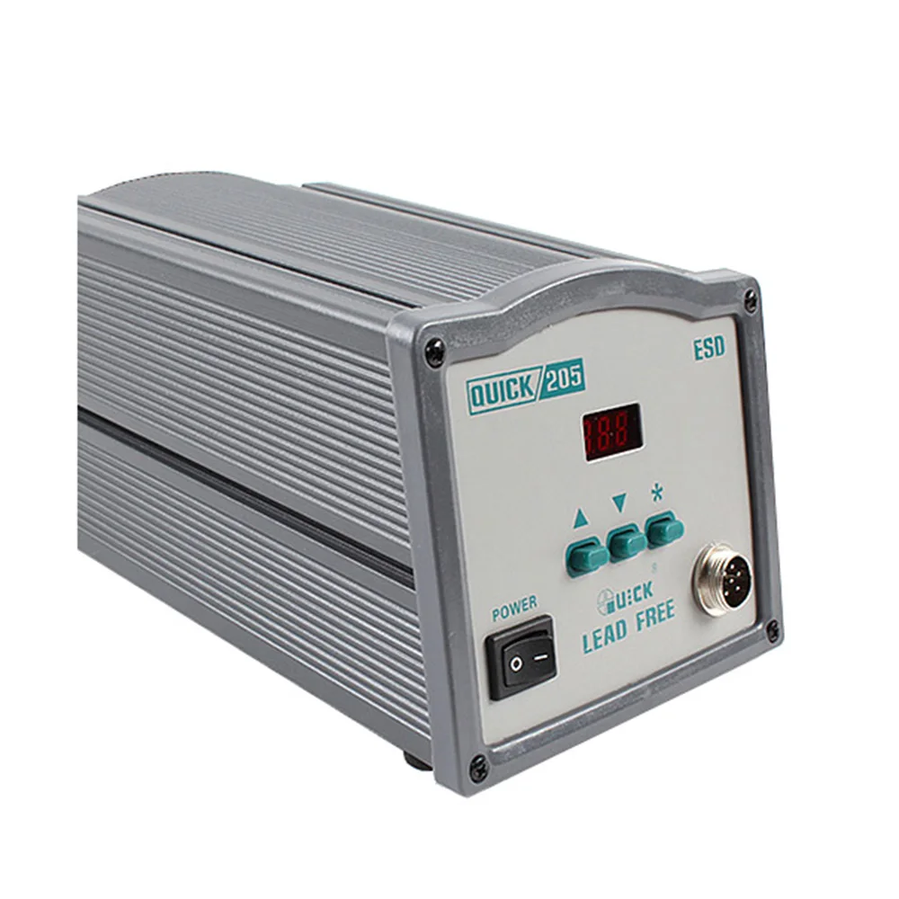 150W High-Power Lead-Free Soldering Station Digital Display Thermostat Soldering Pen High-Frequency Rework Station QUICK 205
150W High-Power Lead-Free Soldering Station Digital Display Thermostat Soldering Pen High-Frequency Rework Station QUICK 205
