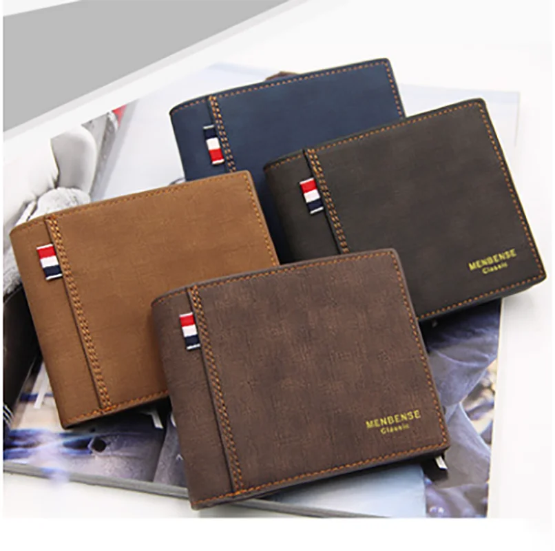 Men's Wallet Money Bag Solid Color Leather Business Short Famous Vintage Male Purse
Men's Wallet Money Bag Solid Color Leather Business Short Famous Vintage Male Purse