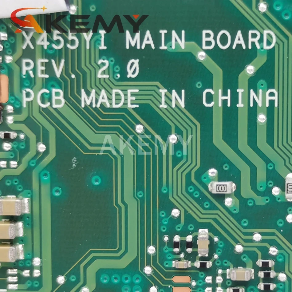 AKMEY X455YI Laptop motherboard for ASUS X455YA original mainboard 4GB-RAM A8-7410 CPU
AKMEY X455YI Laptop motherboard for ASUS X455YA original mainboard 4GB-RAM A8-7410 CPU
