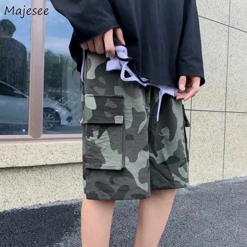 Men Board Shorts Summer Casual Camouflage Pockets Ins Trendy Straight Knee-length Bottoms Male Streetwear Holiday Chic Harajuku 
Men Board Shorts Summer Casual Camouflage Pockets Ins Trendy Straight Knee-length Bottoms Male Streetwear Holiday Chic Harajuku