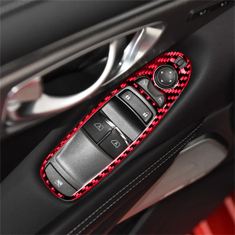 4x Red Carbon Fiber Car Window Switch Panel Cover Trim For Infiniti Q50 2014-2019 Car Accessories
4x Red Carbon Fiber Car Window Switch Panel Cover Trim For Infiniti Q50 2014-2019 Car Accessories