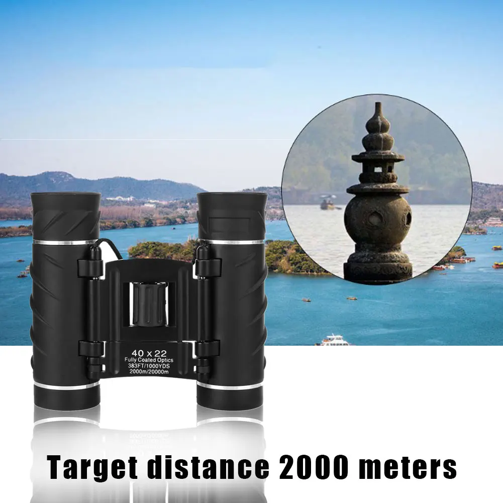 40x22 HD Powerful Binoculars 2000M Long Range Folding Mini Telescope FMC Optics For Hunting Sports Outdoor Camping Travel
40x22 HD Powerful Binoculars 2000M Long Range Folding Mini Telescope FMC Optics For Hunting Sports Outdoor Camping Travel