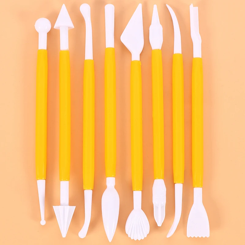 Modelling Tools Fondant Graver 8PCS Carving Knife 16 Patterns Creative Cake Decorating Carving Flower Pen Accessories Set
Modelling Tools Fondant Graver 8PCS Carving Knife 16 Patterns Creative Cake Decorating Carving Flower Pen Accessories Set