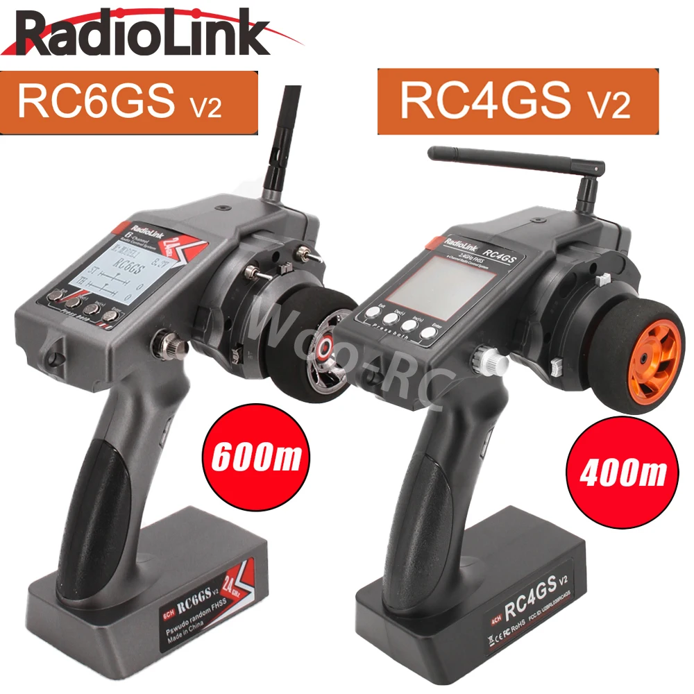 Пульт дистанционного управления RC4GS RC6GS V2 RadioLink 4CH 6CH 2 4G 400M 600M дистанционный