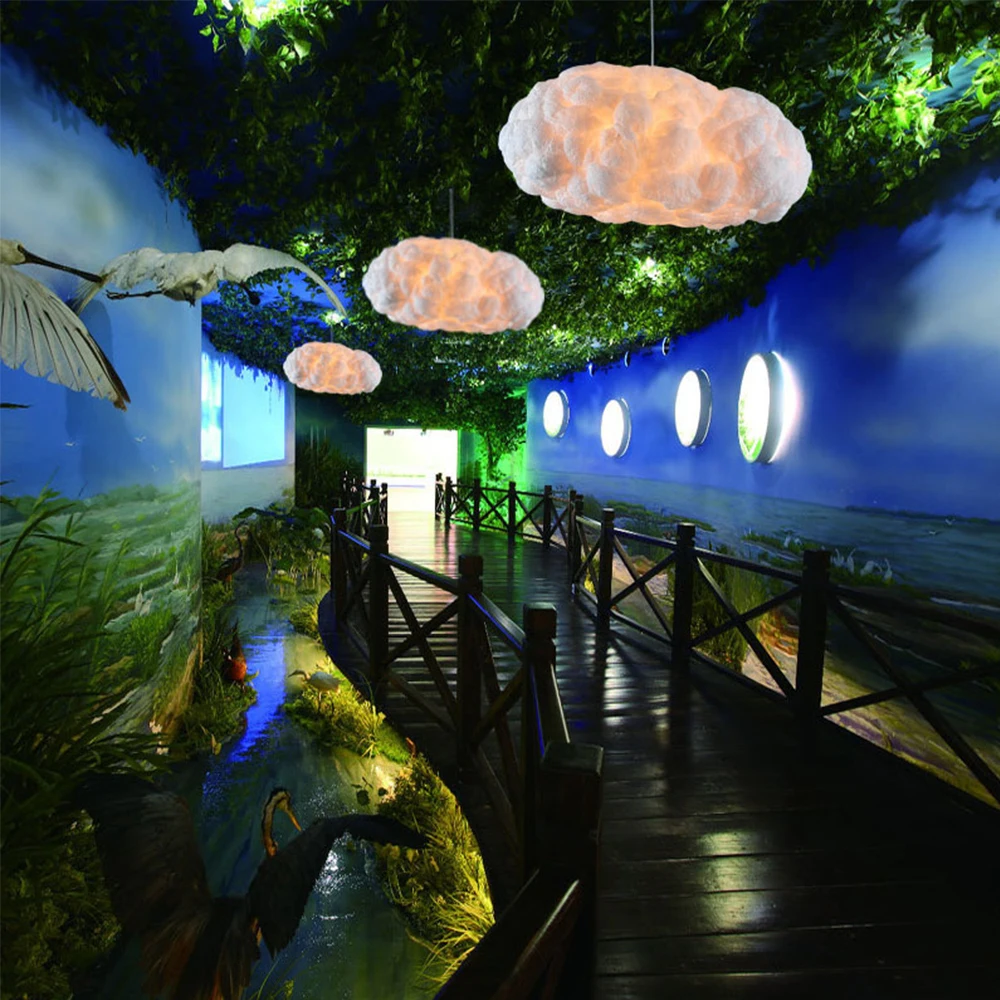 Led Nordic Clouds Pendant Lights Silk Lamp Dark Clouds Hanglamp Personality Decorate Hanging Light For Hotel Lobby Restaurant 
Led Nordic Clouds Pendant Lights Silk Lamp Dark Clouds Hanglamp Personality Decorate Hanging Light For Hotel Lobby Restaurant