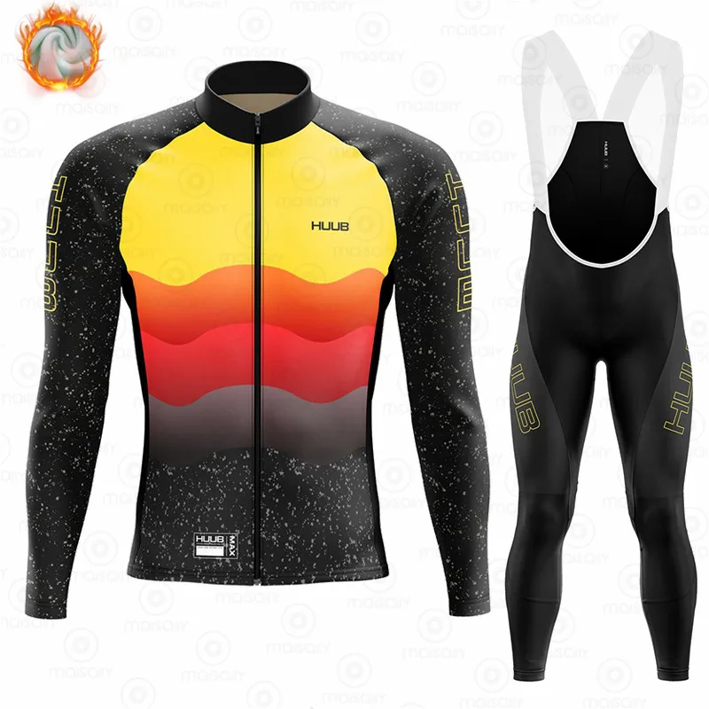 HUUB Winter fleece Clothing Cycling Jersey Set Sport riding bike MTB clothing Bib Pants Traje de montar en bicicleta
HUUB Winter fleece Clothing Cycling Jersey Set Sport riding bike MTB clothing Bib Pants Traje de montar en bicicleta