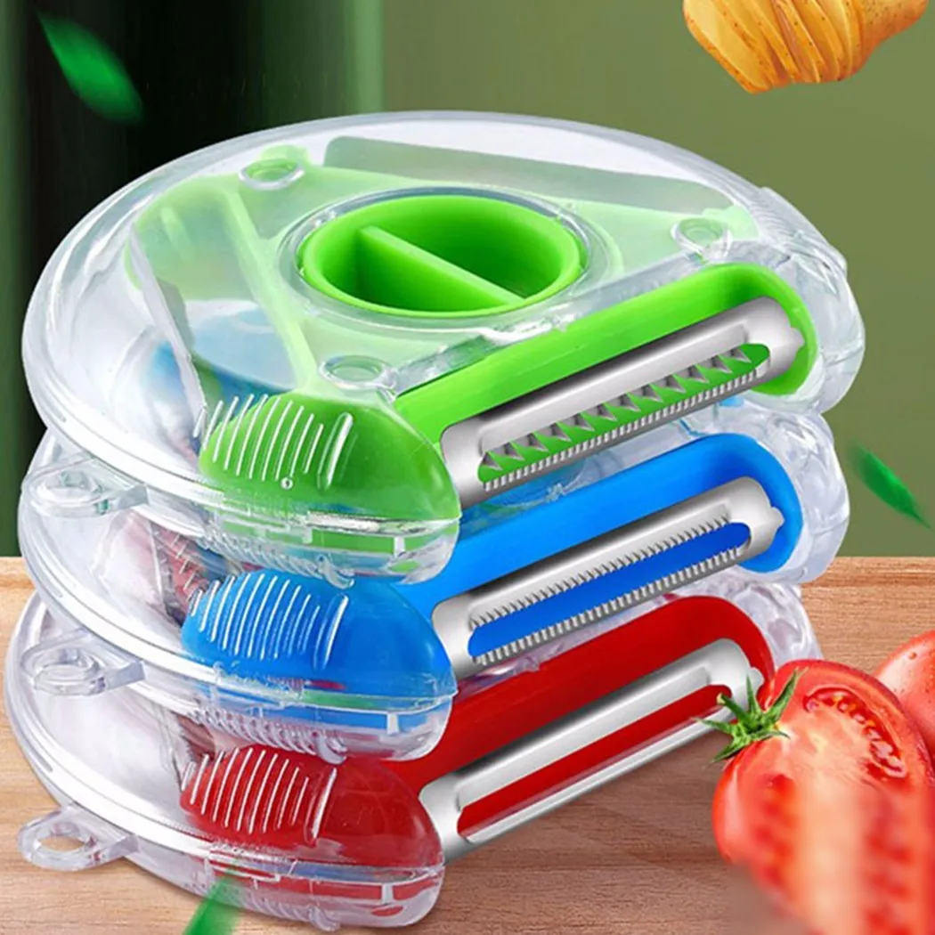Fruit And Vegetable Peeler Grater Stainless Steel Rotary Hanging Round Peeling Knives Multifunctional 3 In 1 Kitchen Tools 2021
Fruit And Vegetable Peeler Grater Stainless Steel Rotary Hanging Round Peeling Knives Multifunctional 3 In 1 Kitchen Tools 2021
