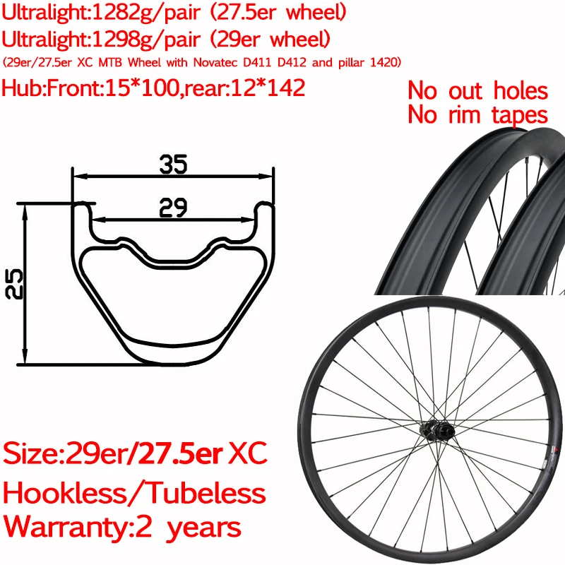 29 27.5 MTB wheels XC super light width 35mm carbon MTB 29 bike mountain wheel tubeless disc wheelest 15X100 12X142 pillar 1420
29 27.5 MTB wheels XC super light width 35mm carbon MTB 29 bike mountain wheel tubeless disc wheelest 15X100 12X142 pillar 1420