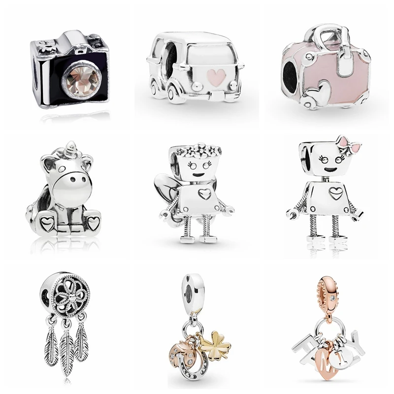 2021 Hot Sale Unicorn Camera Handbag Charms 925 Sterling Silver Beads for DIY Original Bracelet Women Fashion Jewelry
2021 Hot Sale Unicorn Camera Handbag Charms 925 Sterling Silver Beads for DIY Original Bracelet Women Fashion Jewelry