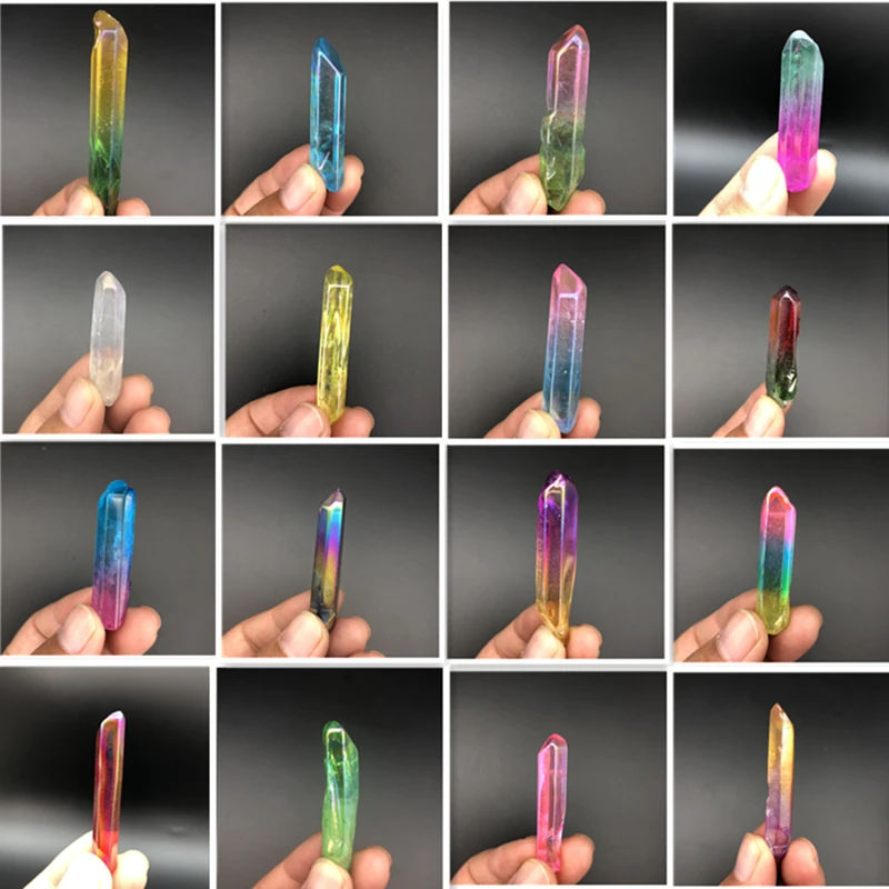 Drop Shipping 50g Electroplated Red Titanium Rainbow Aura Lemurian Quartz Crystal Point Healing Stones Decor Natural Stones
Drop Shipping 50g Electroplated Red Titanium Rainbow Aura Lemurian Quartz Crystal Point Healing Stones Decor Natural Stones