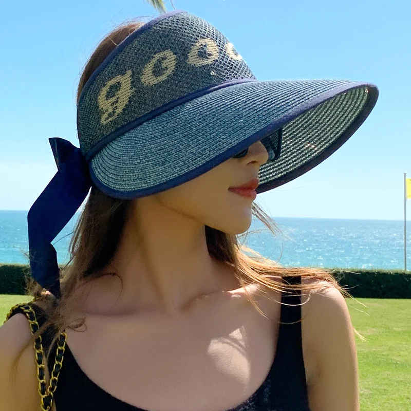 Summer New Hats for Women Sunscreen Breathable Bowknot Outdoor Beach Cap Spring and Autumn Big Eaves Sunshade Empty Straw Caps
Summer New Hats for Women Sunscreen Breathable Bowknot Outdoor Beach Cap Spring and Autumn Big Eaves Sunshade Empty Straw Caps
