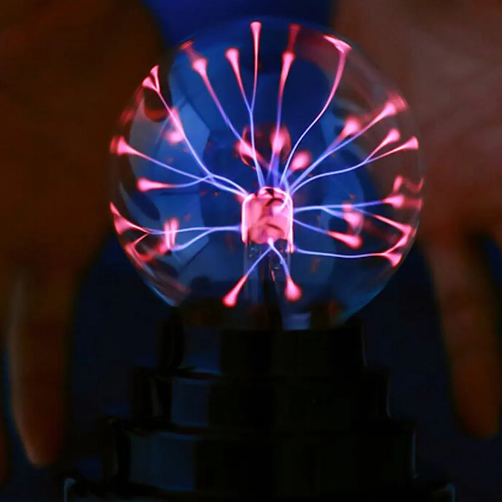 

Plasma Ball Atomosphere Night Light Lava Lamp Supply By USB and AAA Batteries Kids Gift 2020 Magic Lightning Bolt LED Lampen