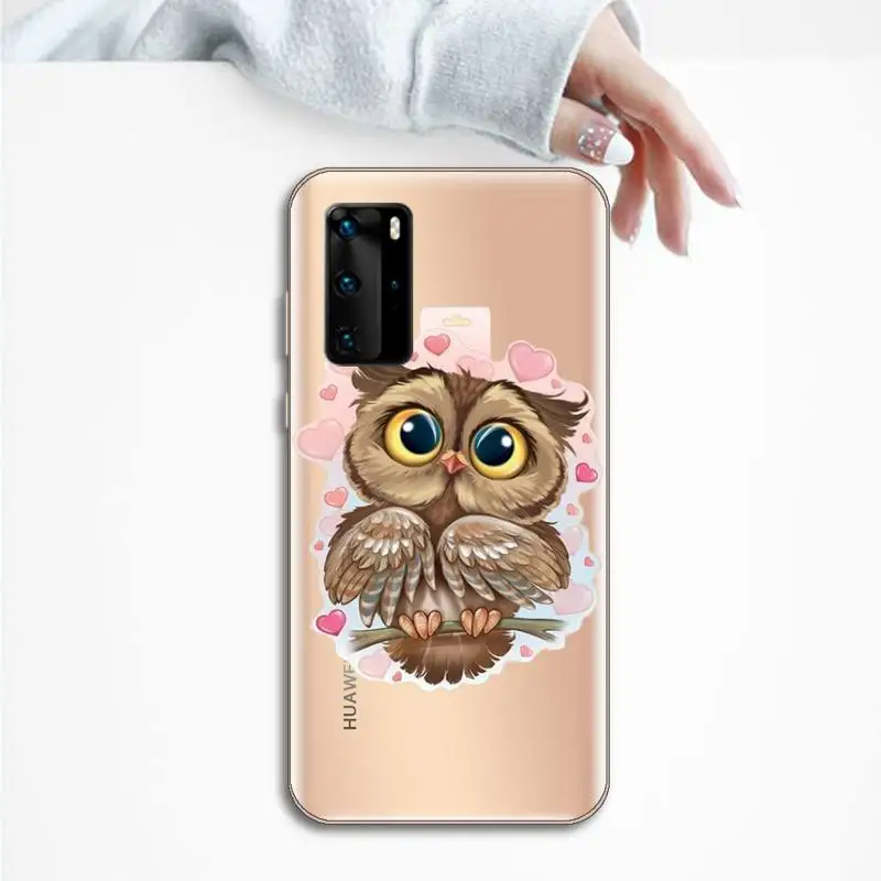Owl Cute animal cartoon Anti-fall shell luxury Phone Case funda Transparent for Huawei P honor 8 10i 20 30 40 smart 2019
Owl Cute animal cartoon Anti-fall shell luxury Phone Case funda Transparent for Huawei P honor 8 10i 20 30 40 smart 2019