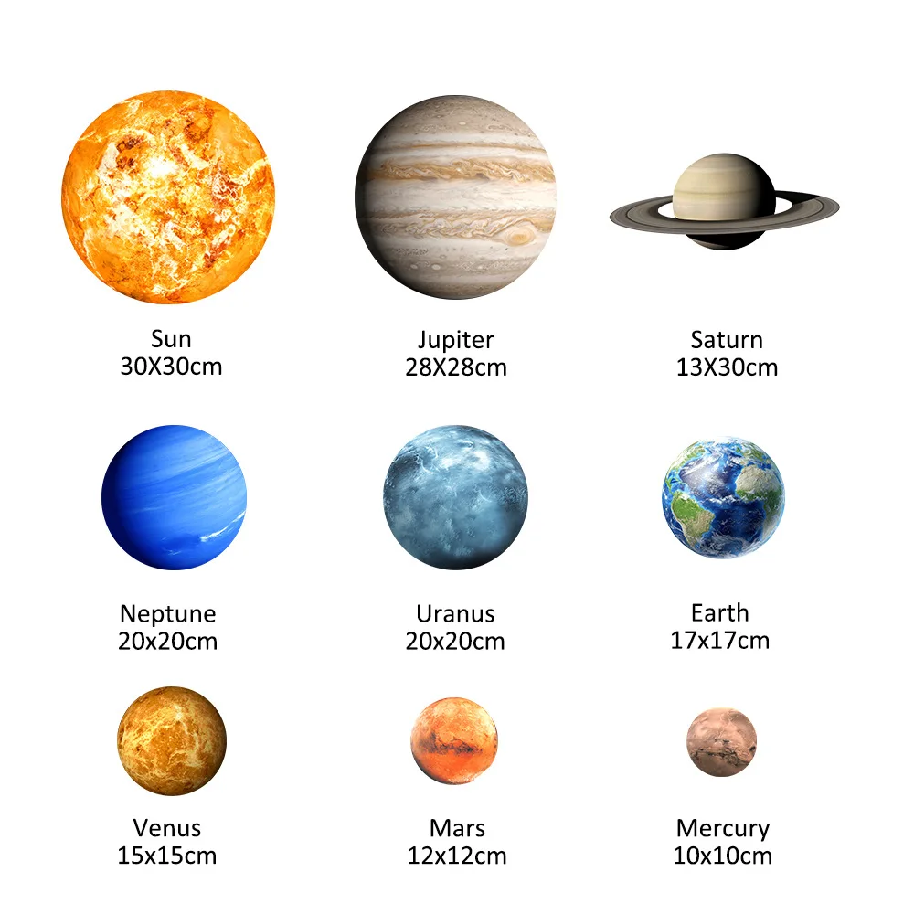 9Pcs/lot Glow Stickers Luminous Wall Sticker Cosmic Planetary Space Poster Art Bedroom Hanging Creative Home Decoration
9Pcs/lot Glow Stickers Luminous Wall Sticker Cosmic Planetary Space Poster Art Bedroom Hanging Creative Home Decoration