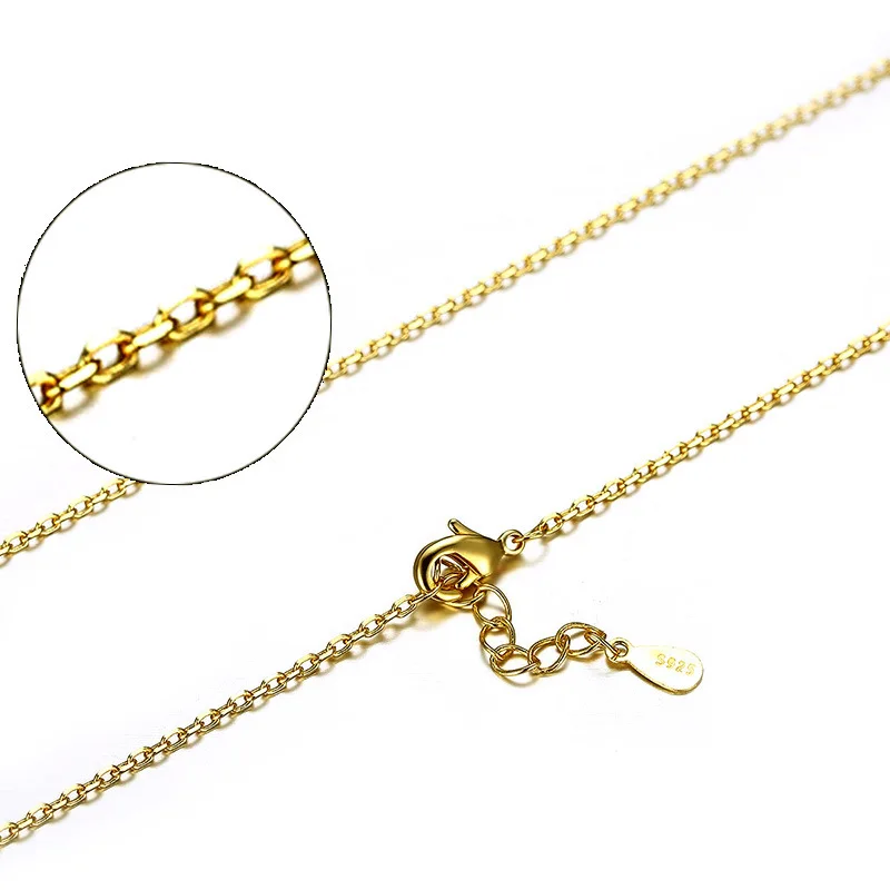 925 Sterling Silver Necklace 40cm+4cm O Shape Cross Link Chain Necklace For Women choker
925 Sterling Silver Necklace 40cm+4cm O Shape Cross Link Chain Necklace For Women choker