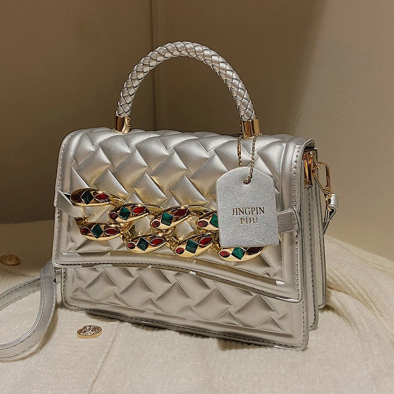 Colored jewels Women's Shoulder Bag Luxury Totes Handbag And Purse Fashion Brand Crossbody Bags For Women 2022 Messenger Clutch 
Colored jewels Women's Shoulder Bag Luxury Totes Handbag And Purse Fashion Brand Crossbody Bags For Women 2022 Messenger Clutch